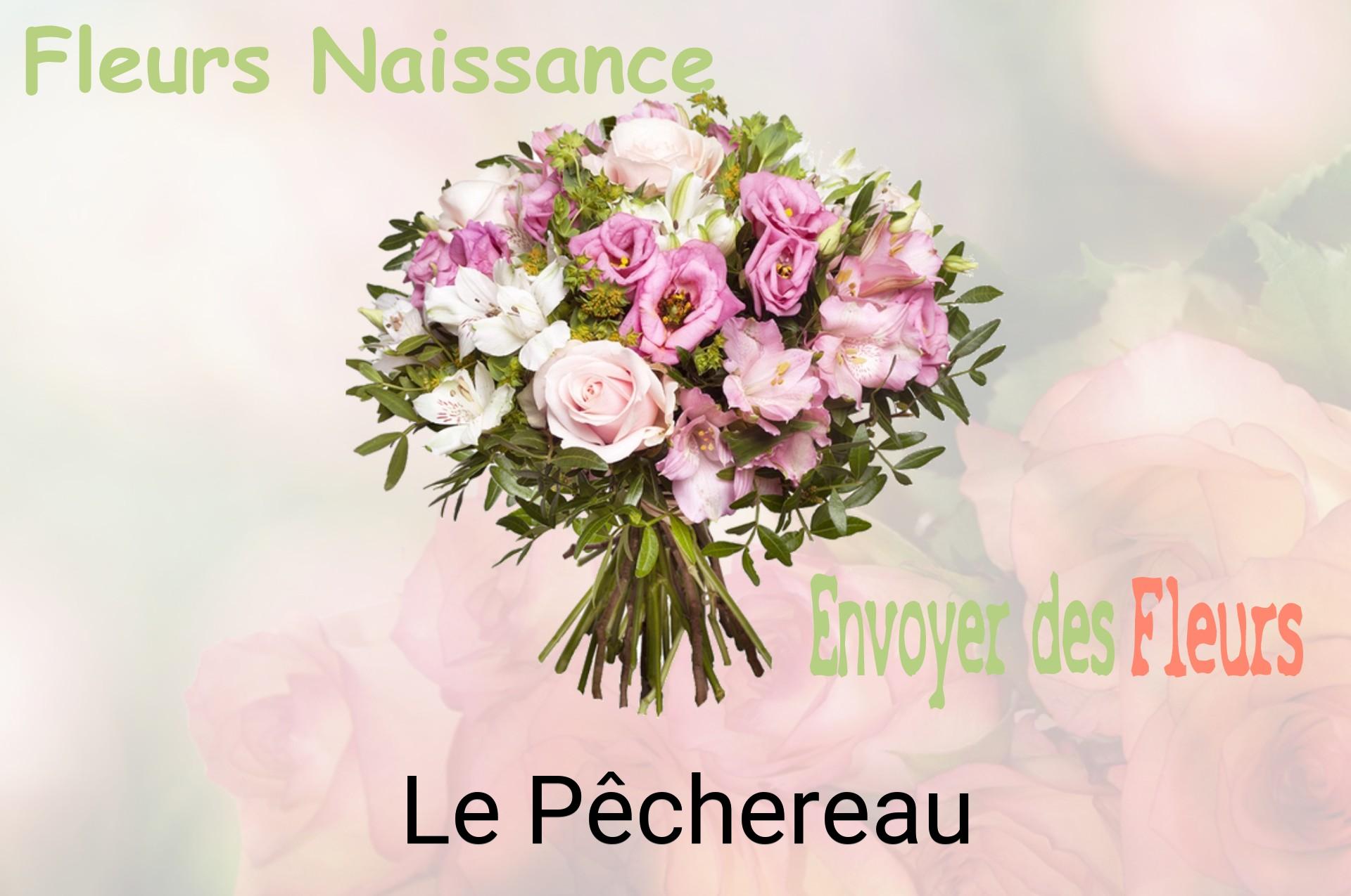 Bouquet de fleurs de naissance livré à Le Pêchereau